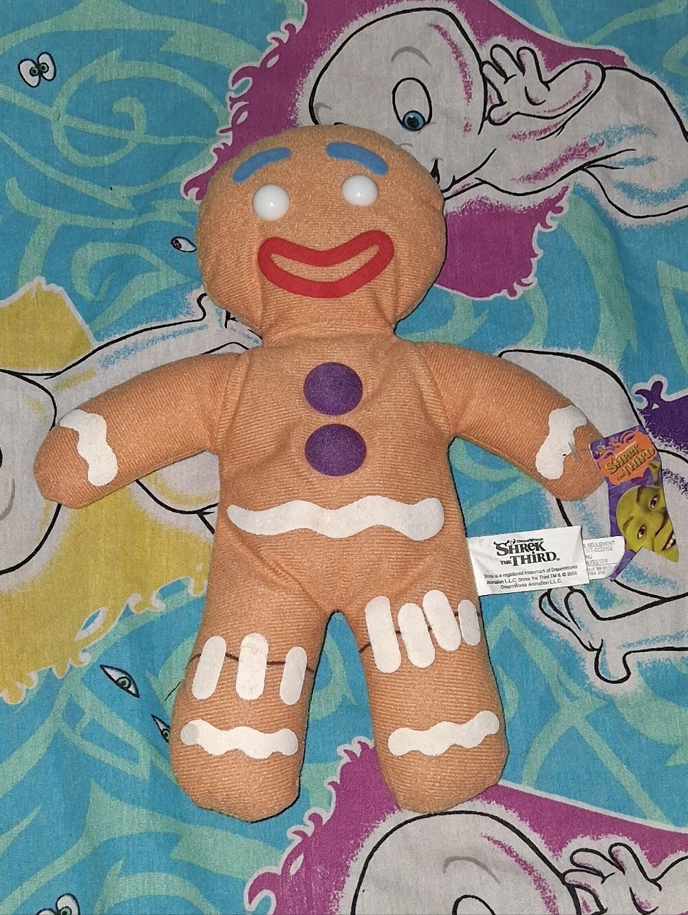 2006 Shrek The Third Gingerbread Man Vintage Plush